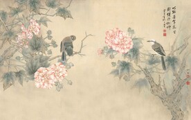 水墨花鸟