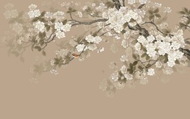 水墨花鸟