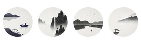 国画水墨背景