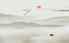 国画水墨背景