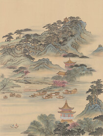 国画水墨背