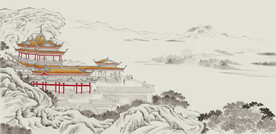 国画水墨背景
