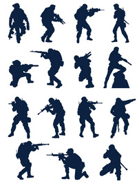 特种兵剪影
