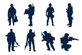 特种兵剪影