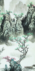 水墨山水画