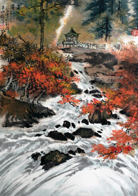 水墨山水画
