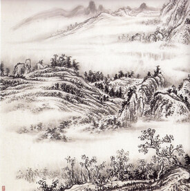 水墨山水画