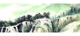 水墨山水画