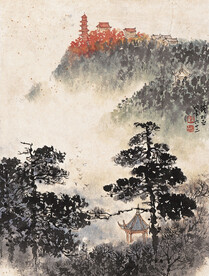 水墨山水画