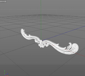 C4D模型  欧式雕花