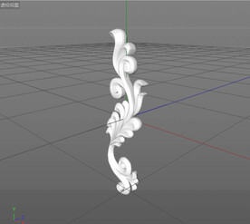  C4D模型 欧式雕花  