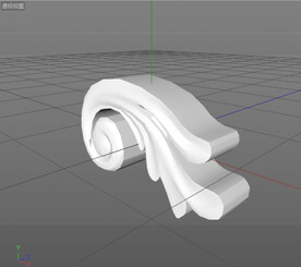  C4D模型 欧式雕花 