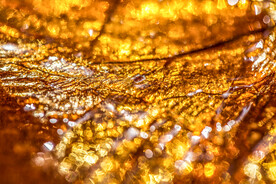 琥珀金磨砂金属质感背景