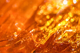 琥珀金磨砂金属质感背景