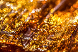 琥珀金磨砂金属质感背景