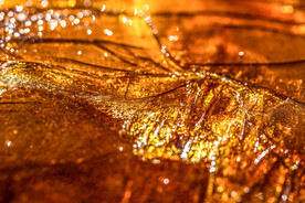 琥珀金磨砂金属质感背景