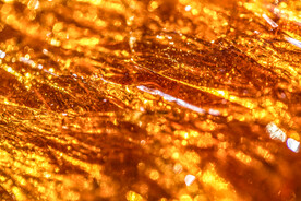 琥珀金磨砂金属质感背景