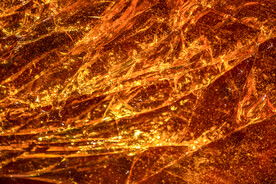 琥珀金磨砂金属质感背景