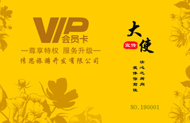 VIP会员卡片