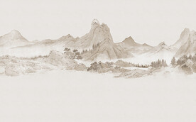 国画山水背景