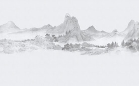 国画山水背景