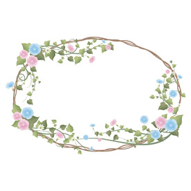 牵牛花边框