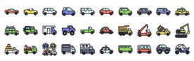 A卡通小汽车