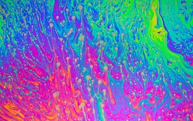 炫彩3d油彩渐变线条背景