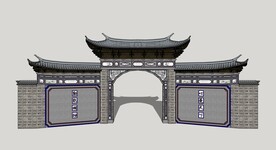 影壁墙照壁