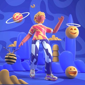C4D模型 表情包  