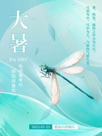 大暑海报