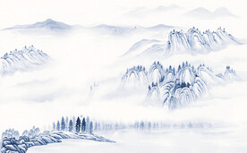 国画山水画