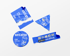 不干胶贴纸样机