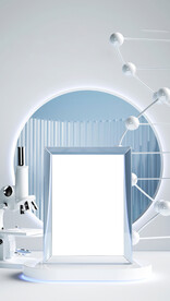 实验室证书奖状海报背景