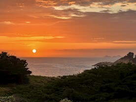 海面夕阳