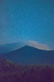 雪山星空