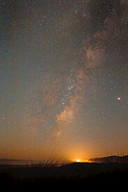 夕阳星空