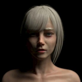 C4D模型 女孩