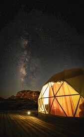 夜景星空帐篷