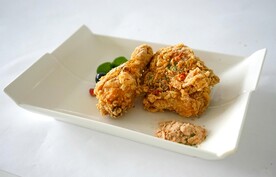 炸鸡腿美食
