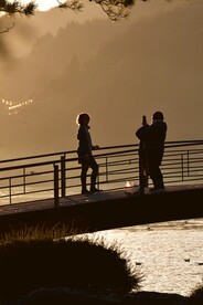 桥头黄昏