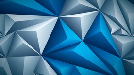 蓝色3d不规则几何抽象科技纹理