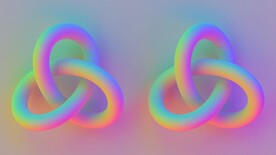 炫彩渐变3d几何抽象纹理背景