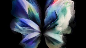 彩色抽象拉丝3D立体流体渐变