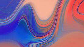 炫彩抽象拉丝3D立体流体渐变