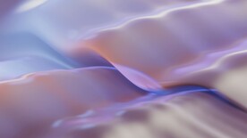 淡紫色炫彩3d玻璃质感流体渐变