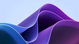 紫色抽象拉丝3D立体流体渐变