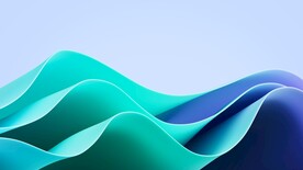 蓝色抽象拉丝3D立体流体渐变