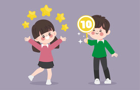 男孩女孩插画