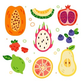 水果插画
